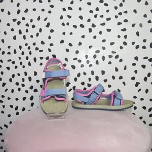 OshKosh Blue Open Toe Adjustable Girls Sandals